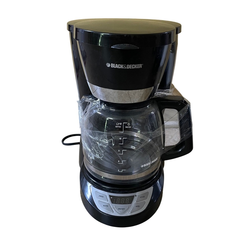 Black & Decker 12 Cup Programmable Coffee Maker Black CM1050B Drip Machine